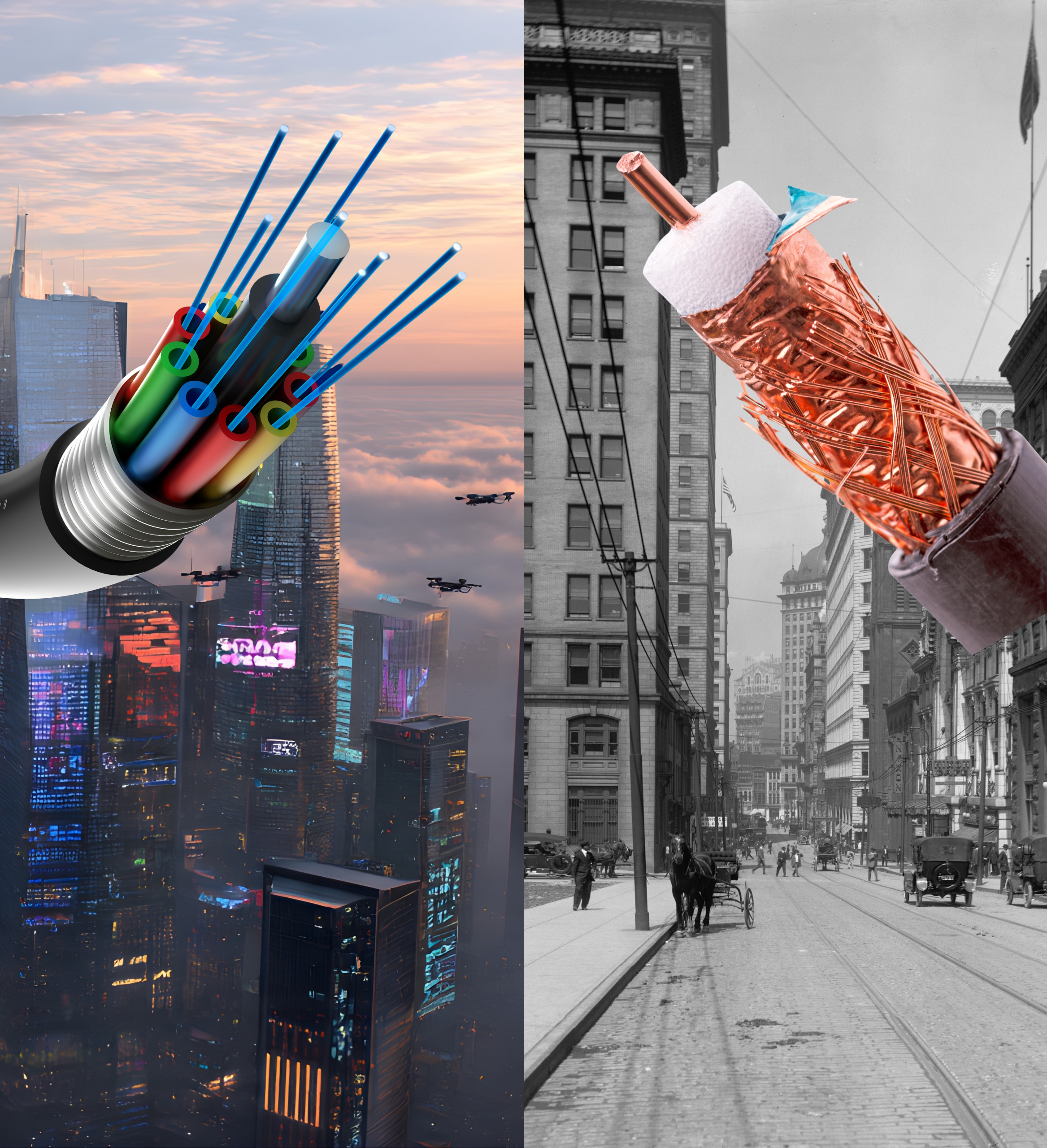 Fiber vs HFC – Comparison of Internet Technologies: 10X Faster Speeds, Symmetrical Upload & Download, Futureproof Tech vs Slower Speeds and Limitations