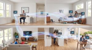 Home Wi-Fi coverage for students completing schoolwork