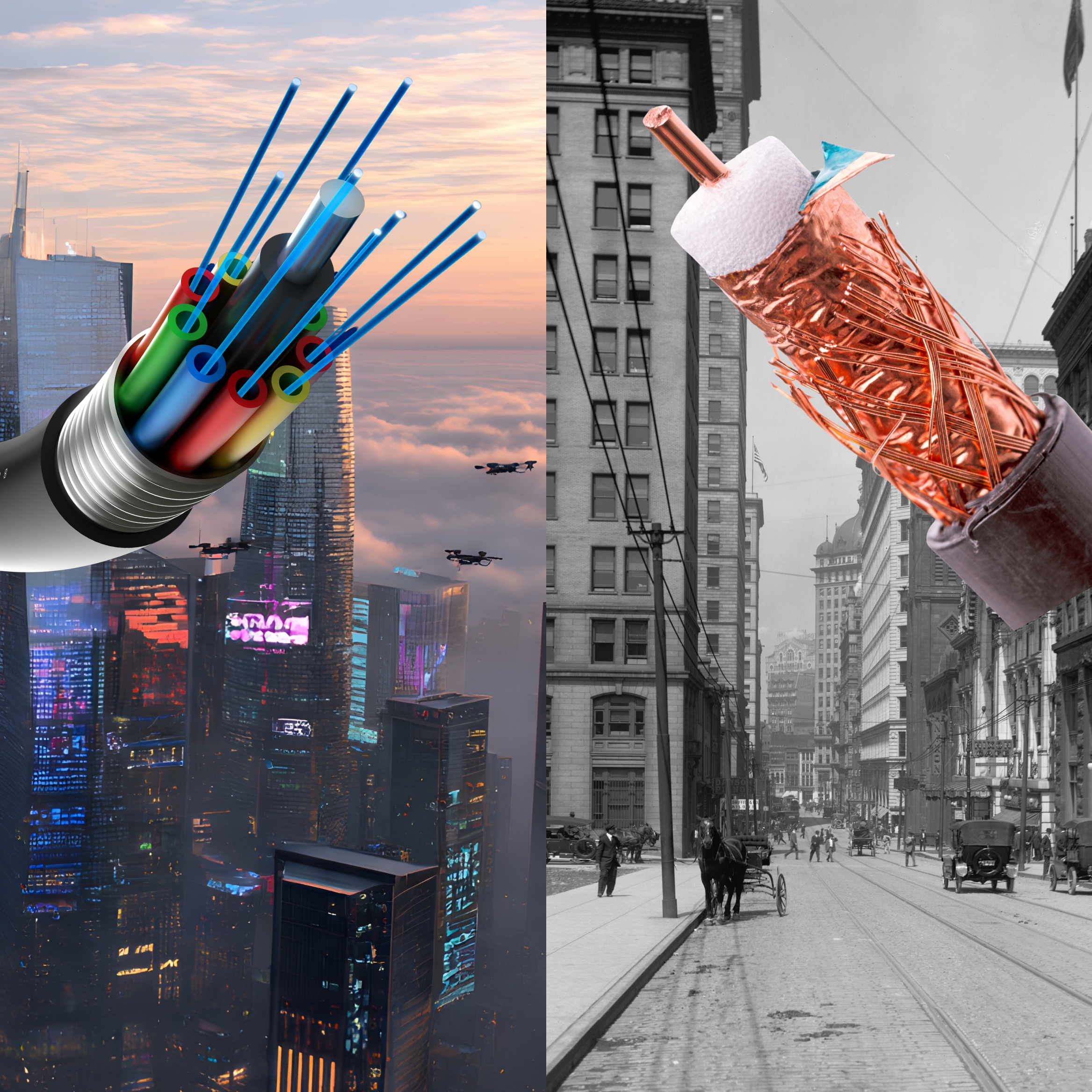 Fiber vs HFC – Comparison of Internet Technologies: 10X Faster Speeds, Symmetrical Upload & Download, Futureproof Tech vs Slower Speeds and Limitations