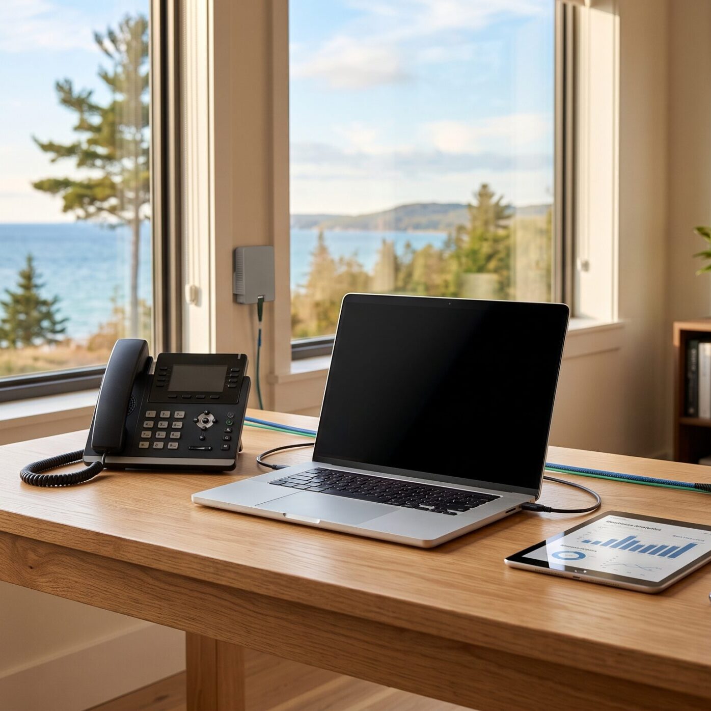 Ooma Phone Service for homes and businesses powered by Lakeshore Fiber fiber internet